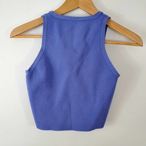 Zara Knit Cropped Sleeveless Crop Top - Picture 3 of 10